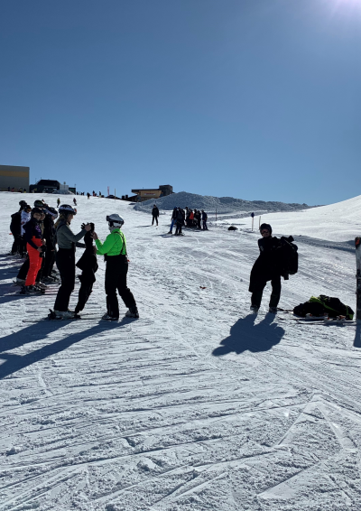 Unge på ski